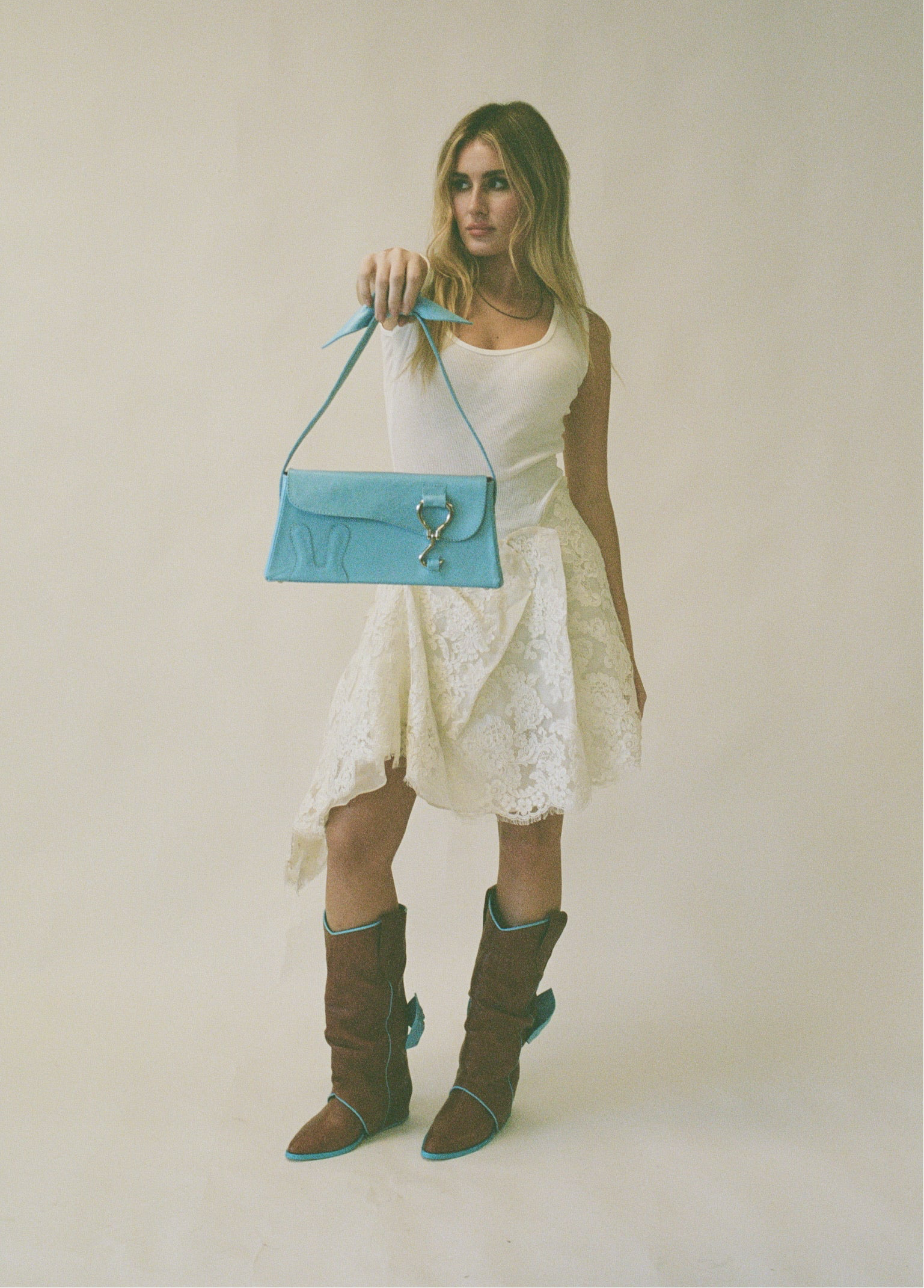 1.boots! - baby blue