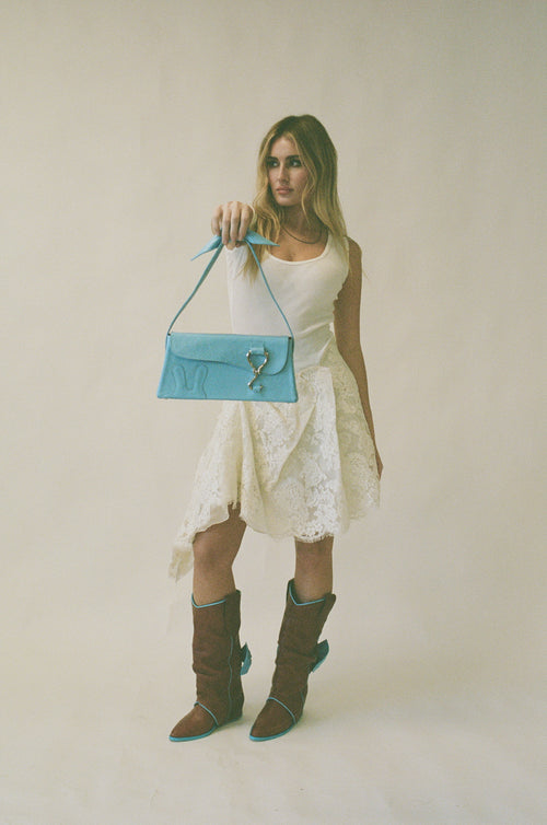 1.boots! - baby blue
