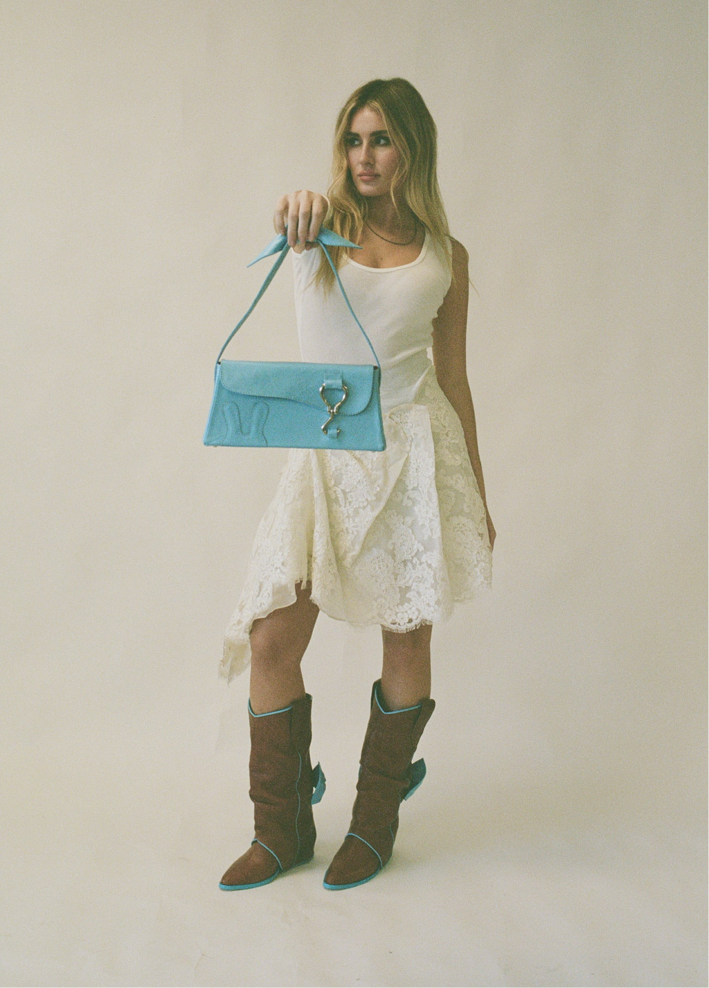 1.boots! - baby blue