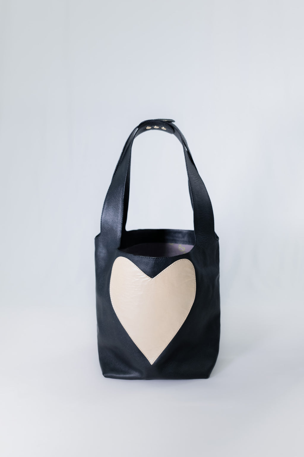 black/creme - working girl tote
