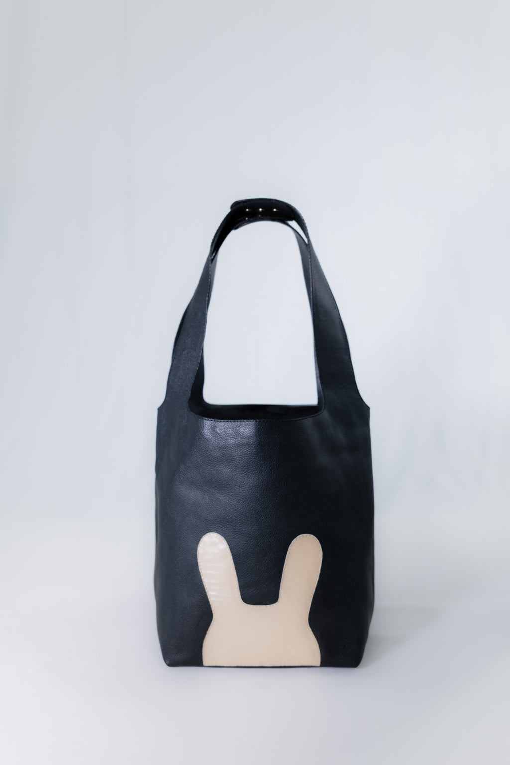 black/creme - working girl tote